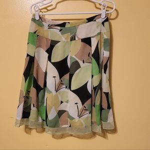 Worthington women's floral print midi skirt. Size 6.